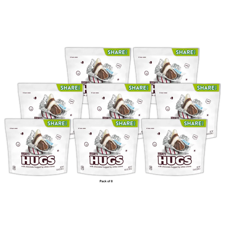 Hershey's Hugs Chocolate Candy - 10.6 oz (Pack of 8)