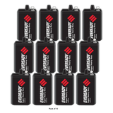 Eveready Super Heavy-Duty 6V Spring Terminal Carbon Zinc Lantern Battery 1209 (Pack of 12)