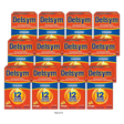 Delsym 12 Hr Cough Relief Liquid - Dextromethorphan - Orange - 3 fl oz (Pack of 12)