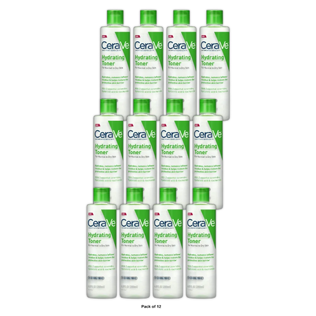 Cerave Hydrating Facial Toner, Alcohol Free Toner For Normal To Dry Skin 6.8 Fl Oz (Pack Of 12)
