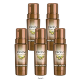 Jergens Natural Glow Instant Moisturizing Self Tanner Tanning Foam - Deep Bronze 6 OZ (Pack of 5)
