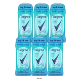 Degree Shower Clean 48-Hour Solid Antiperspirant & Deodorant 2Ct 2.6 Oz (Pack Of 6)