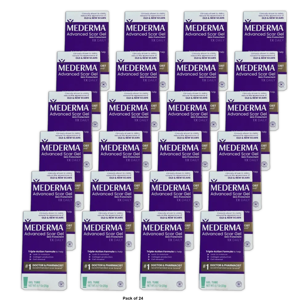 Mederma Advanced Scar Gel - 0.7 Oz (Pack of 24)