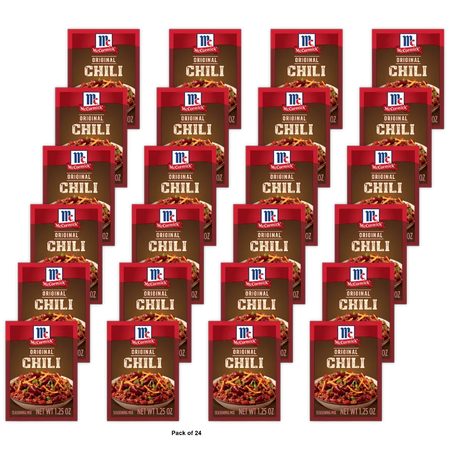 McCormick Chili Seasoning Mix 1.25 Oz (Pack of 24)