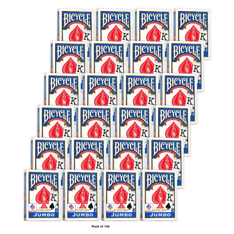 Bicycle Jumbo Playing Cards Assortment (Pack of 144)