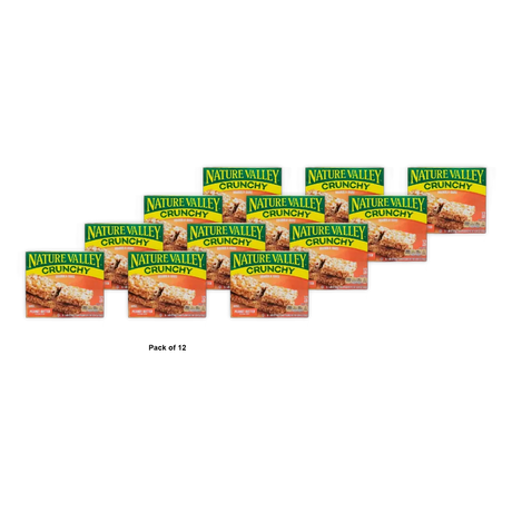 Nature Valley Granola Bars 8.9 oz ? Crunchy Peanut Butter (Pack of 12)