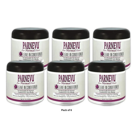 PARNEVU - Leave in Conditioner For Normal Hair 16 Oz (Pack of 6)