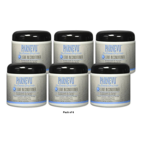 Parnevu Leave-In Conditioner For Extra Dry Hair (Pack of 6) 16 Oz