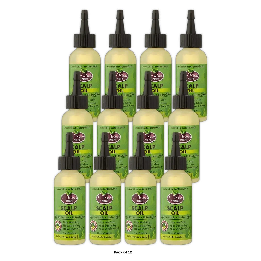 Parnevu T-Tree Scalp Oil 2 Oz (Pack of 12)