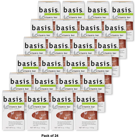 Basis Vitamin Bar Soap 4Oz (Pack of 24)