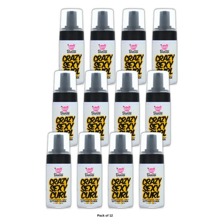 The Doux Bee Girl CrazySexy Curl Honey Setting Foam Travel/Trial Size M (Pack of 12) 3.4 Oz