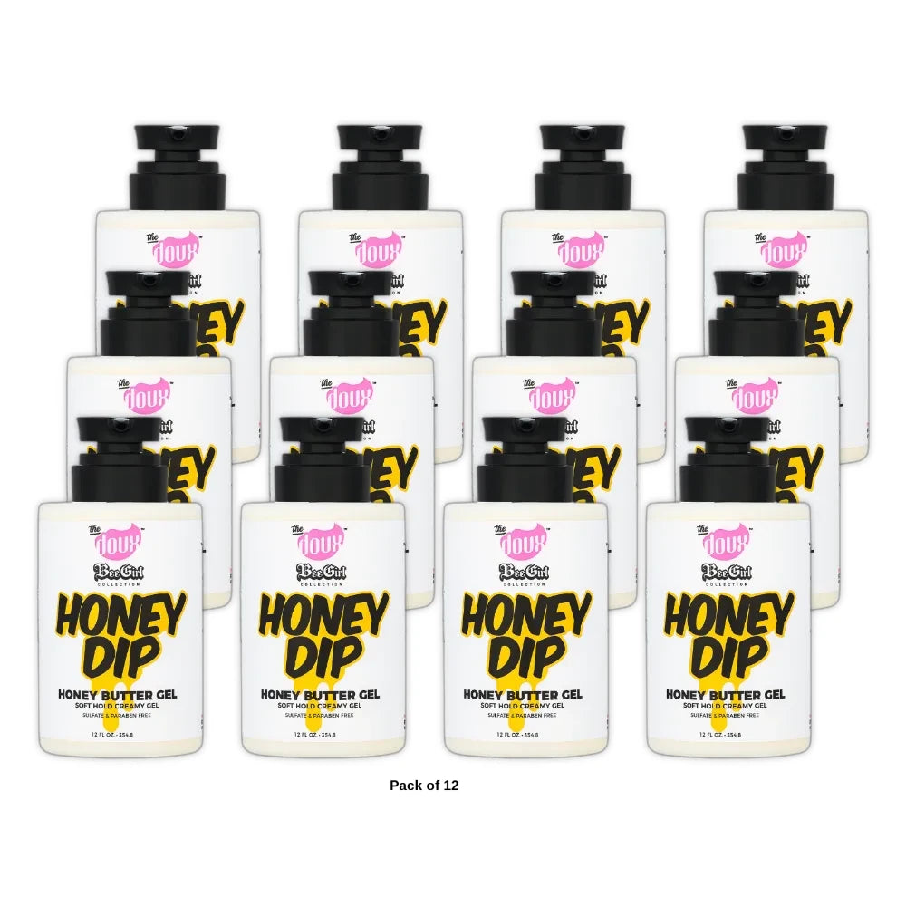 The Doux Bee-Girl Honey Dip Butter Hair Gel - (Pack of 12) 12 Fl. Oz