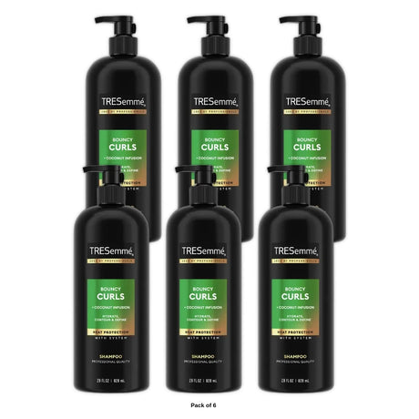 Tresemme Bouncy Curls Shampoo For Curly Hair - (Pack of 6) 28 Oz