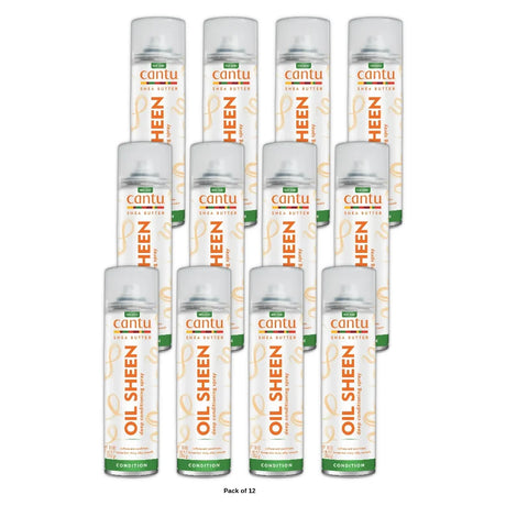 Cantu Shea Butter Oil Sheen Deep Conditioning Spray (Pack of 12) 10 Oz