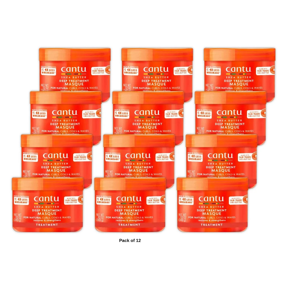Cantu Shea Butter Deep Treatment Masque 12 Fl. Oz (Pack of 12)