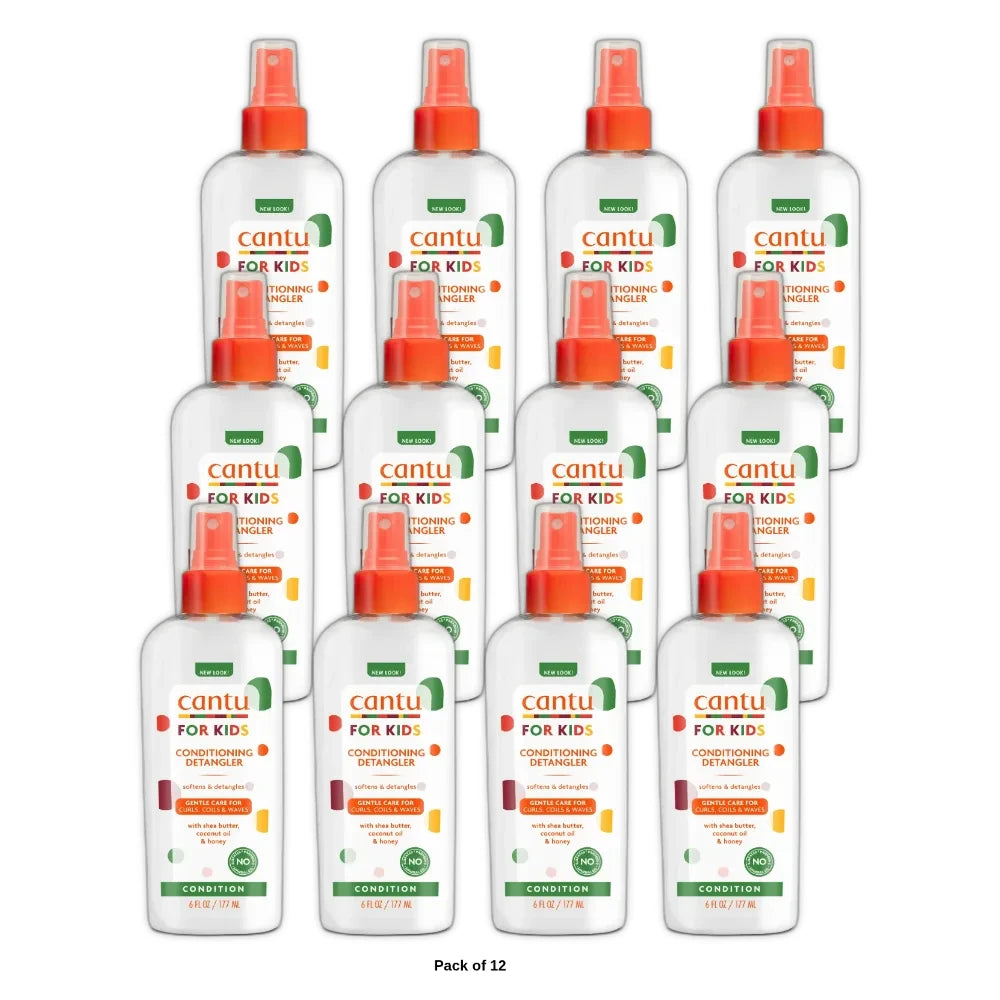 Cantu Care for Kids Conditioning Detangler 6 Fl. Oz (Pack of 12)