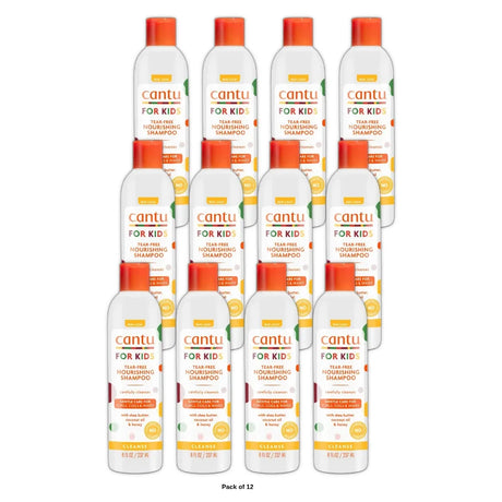 Cantu Care for Kids Gentle and Tear-Free Nourishing Shampoo (Pack of 12) 8 Fl. Oz