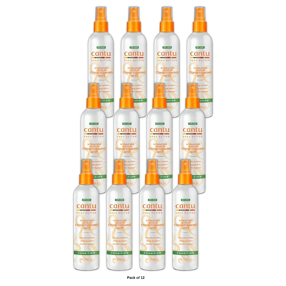 Cantu Hydrating Leave-in Conditioning Mist - (Pack of 12) 8 Fl. Oz