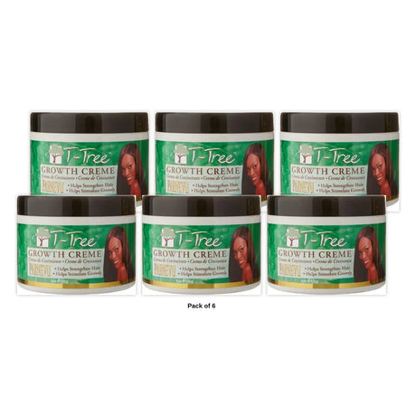 Parnevu T-Tree Growth Creme 6 Oz (Pack of 6)