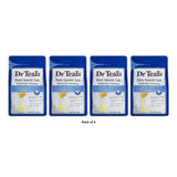 Dr Teal s Pure Epsom Salt Soaking Solution Soften & Nourish with Milk & Honey 48 Oz (Pack of 4)