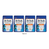 Dr Teal s Epsom Salt Magnesium Soak Pre & Post Workout with Menthol 48 Oz (Pack of 4)