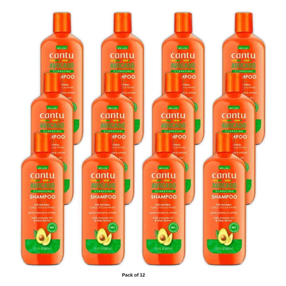 Cantu Avocado Hydrating Sulfate Free Shampoo - (Pack of 12) 13.5 fl. Oz