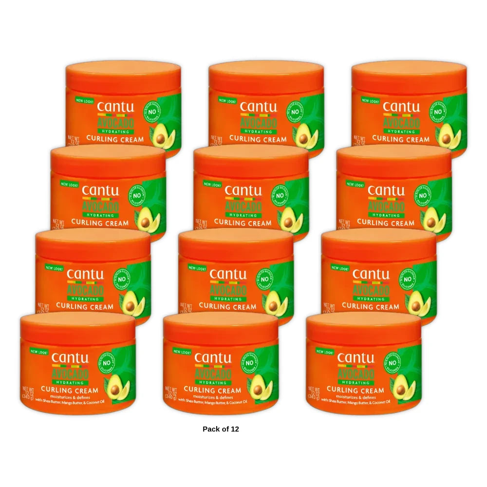 Cantu Avocado Coconut Curling Cream - (Pack of 12) 12 Oz