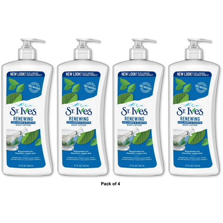 St. Ives Skin Renewing Collagen Elastin Body Lotion 21Oz (Pack of 4)