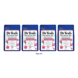Dr Teal's Epsom Salt Magnesium Soak - Calm & Serenity with Rose Essential Oil & 48 Oz (Pack of 4)