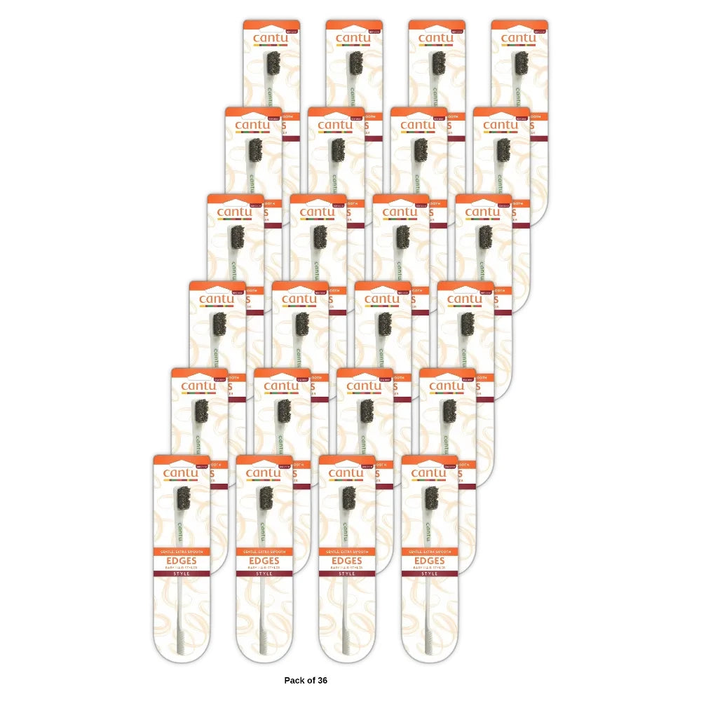 Cantu Baby Hair Edge Styler Boar Brush 0.8 Oz (Pack of 36)