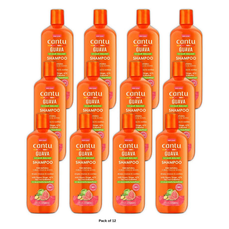 Cantu Anti-Dandruff Shampoo with Guava & Ginger 13.5 fl oz T (Pack of 12)