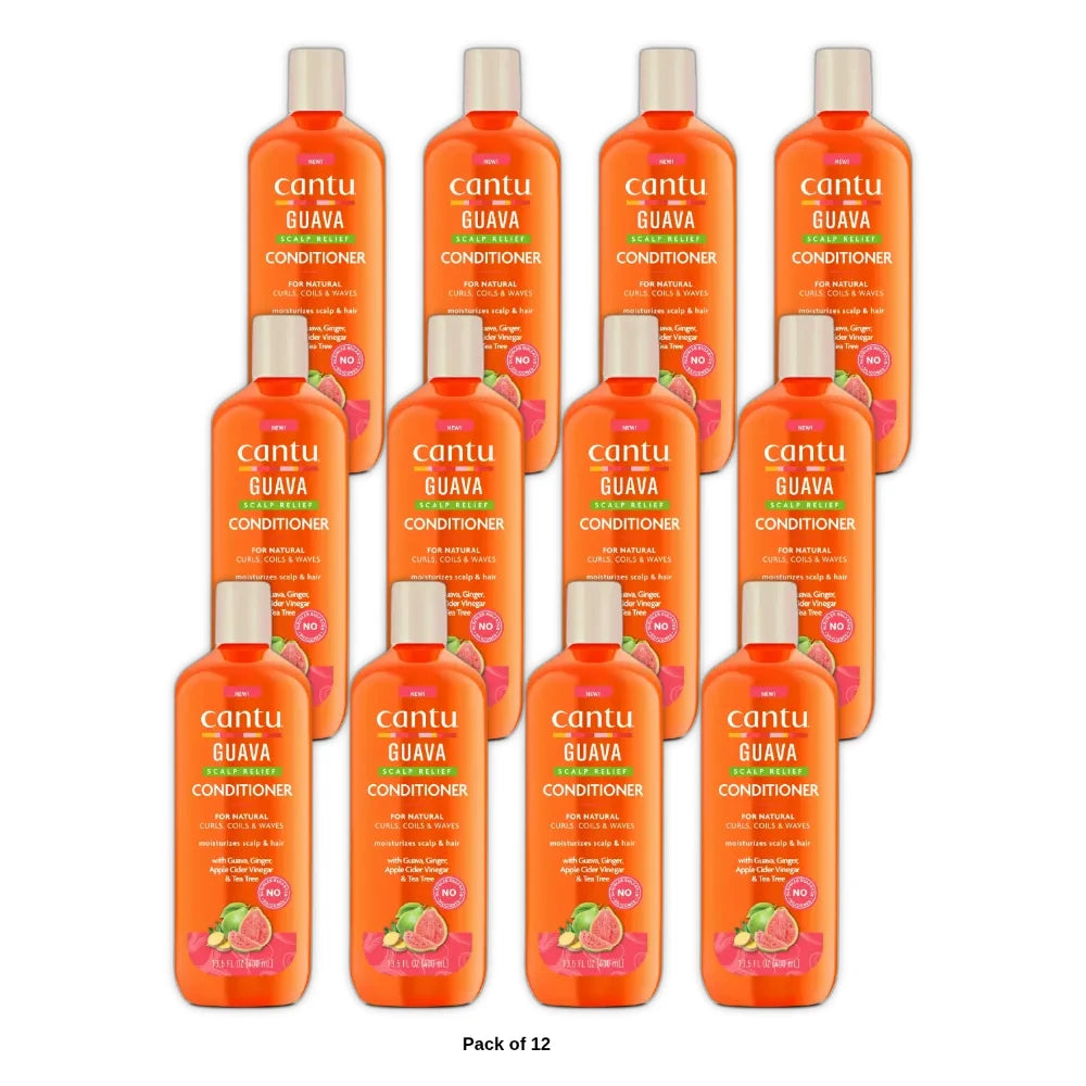 Cantu Guava Scalp Relief Conditioner (Pack of 12) 13.5 Fl. Oz