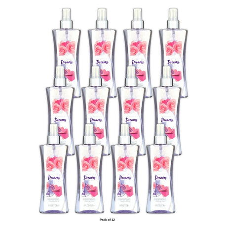 Body Fantasies Signature Romance & Dreams Body Spray 8 fl.oz (Pack of 12)