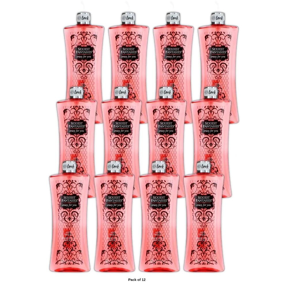 Sexiest Fantasies Crazy For You Fragrance Body Mist (Pack of 12) 8 fl. Oz