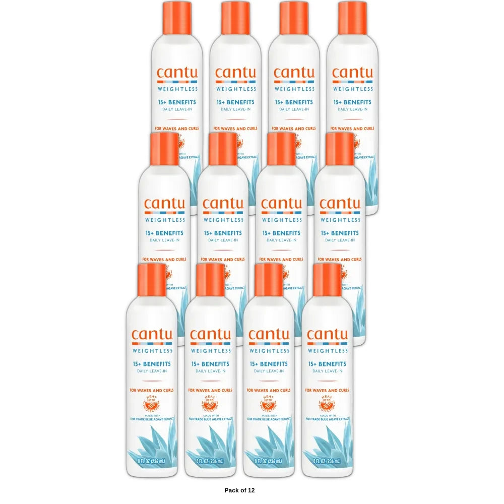Cantu Weightless Daily Leave-In Conditioning Cream - (Pack of 12) 8 fl. Oz