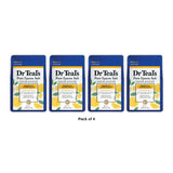 Dr Teal's Prebiotic Lemon Balm & Essential Oils Pure Epsom Salt Soaking Solution 48 Oz (Pack of 4)