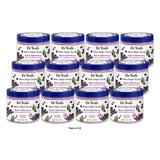 Dr Teal s Shea Sugar Body Scrub Black Elderberry with Essential Oils 19 oz (Pack of 12)