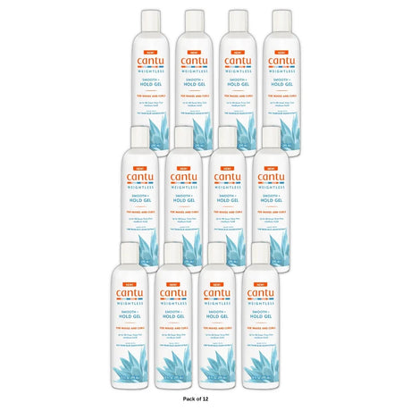 Cantu Weightless Smooth + Hold Gel Curl Enhancer - 10 fl oz (Pack of 12)