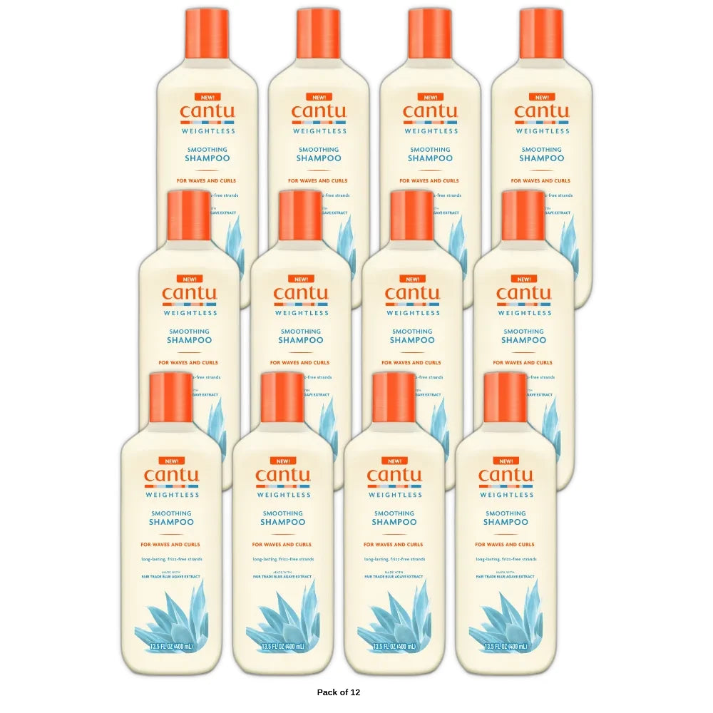 Cantu Weightless Smoothing Hair Shampoo - (Pack of 12) 13.5 Fl. Oz