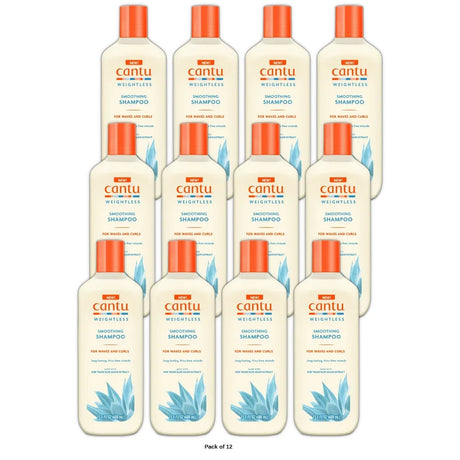 Cantu Weightless Smoothing Hair Shampoo - (Pack of 12) 13.5 Fl. Oz