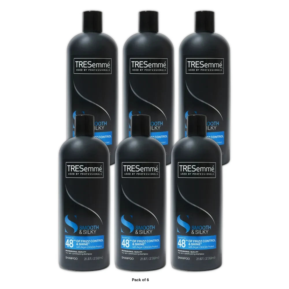 TRESemme Smooth & Silky Shampoo 28 Oz (Pack of 6)