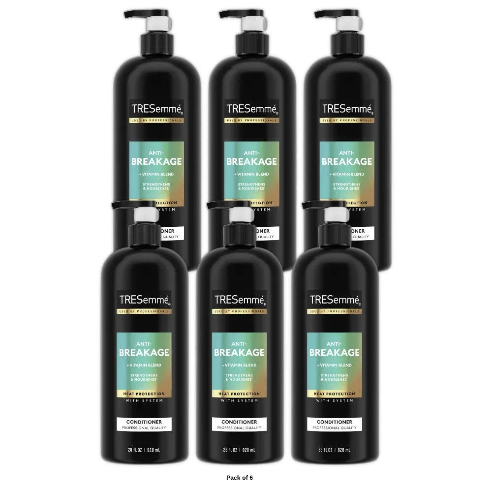 Tresemme Anti-Breakage Conditioner with 5 Vitamin Blend 28 fl oz 28 Oz (Pack of 6)