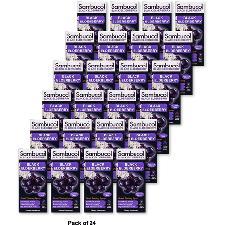 Sambucol Black Elderberry Syrup To Support Immune System Original Formula7.8Oz (Pack of 24)