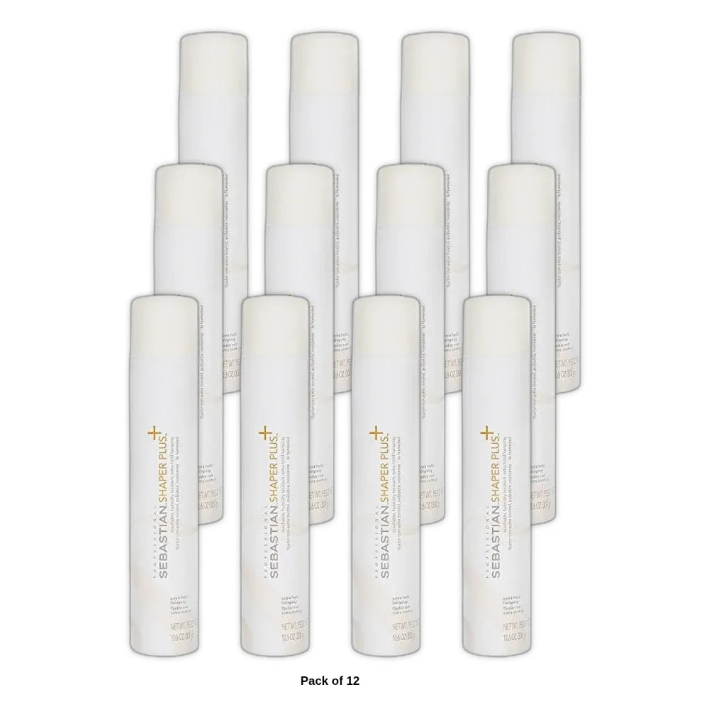Sebastian Shaper Plus Medium Strong Hold Hairspray - 10.6oz 10.6oz (Pack of 12)