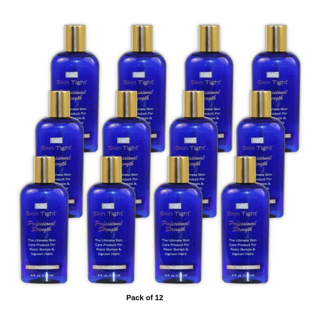 B & C Skin Tight Professional Ingrown Hairs and Razor Bump Lotion Unisex 4 oz 4 fl oz (Pack of 12)