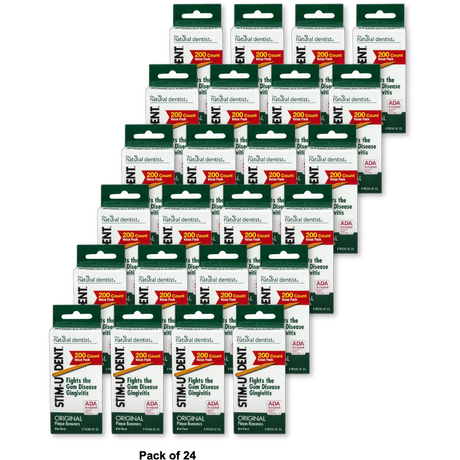 Stim-U-Dent Plaque Removers Value Pack Mint Flavor 1.6oz (Pack of 24)