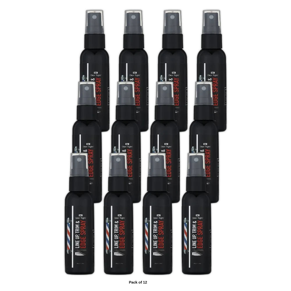 B&C SKIN TIGHT Line Up Spray - Empowers Designs Lines Shape Ups Edges - 2 fl oz (Pack of 12)