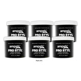 Ampro Pro Styl Regular Hold Protein Styling Gel 32 oz. Resistent Hair Moistur 32oz (Pack of 6)