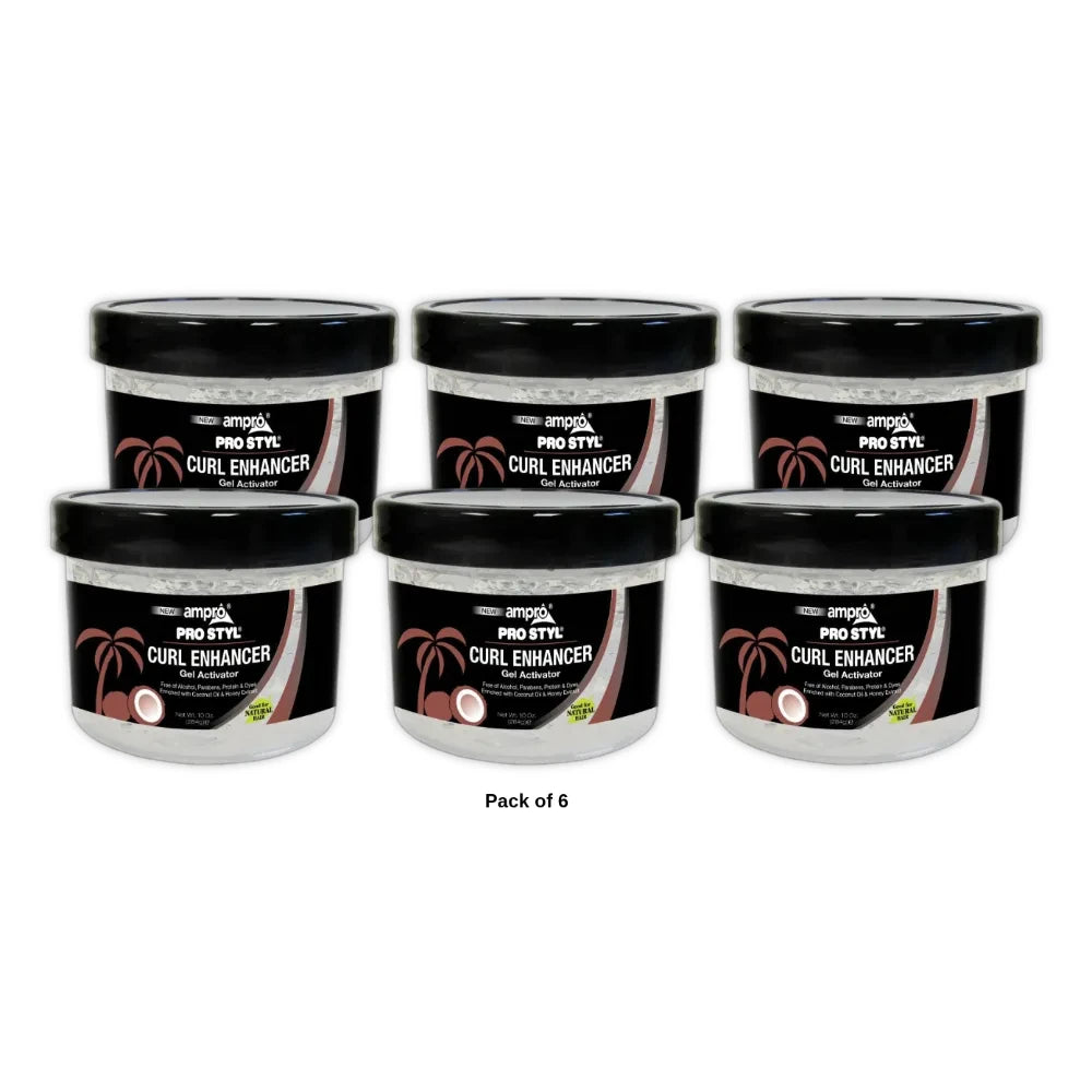 Ampro Pro Curl Enhancer Gel - 10oz 10oz (Pack of 6)