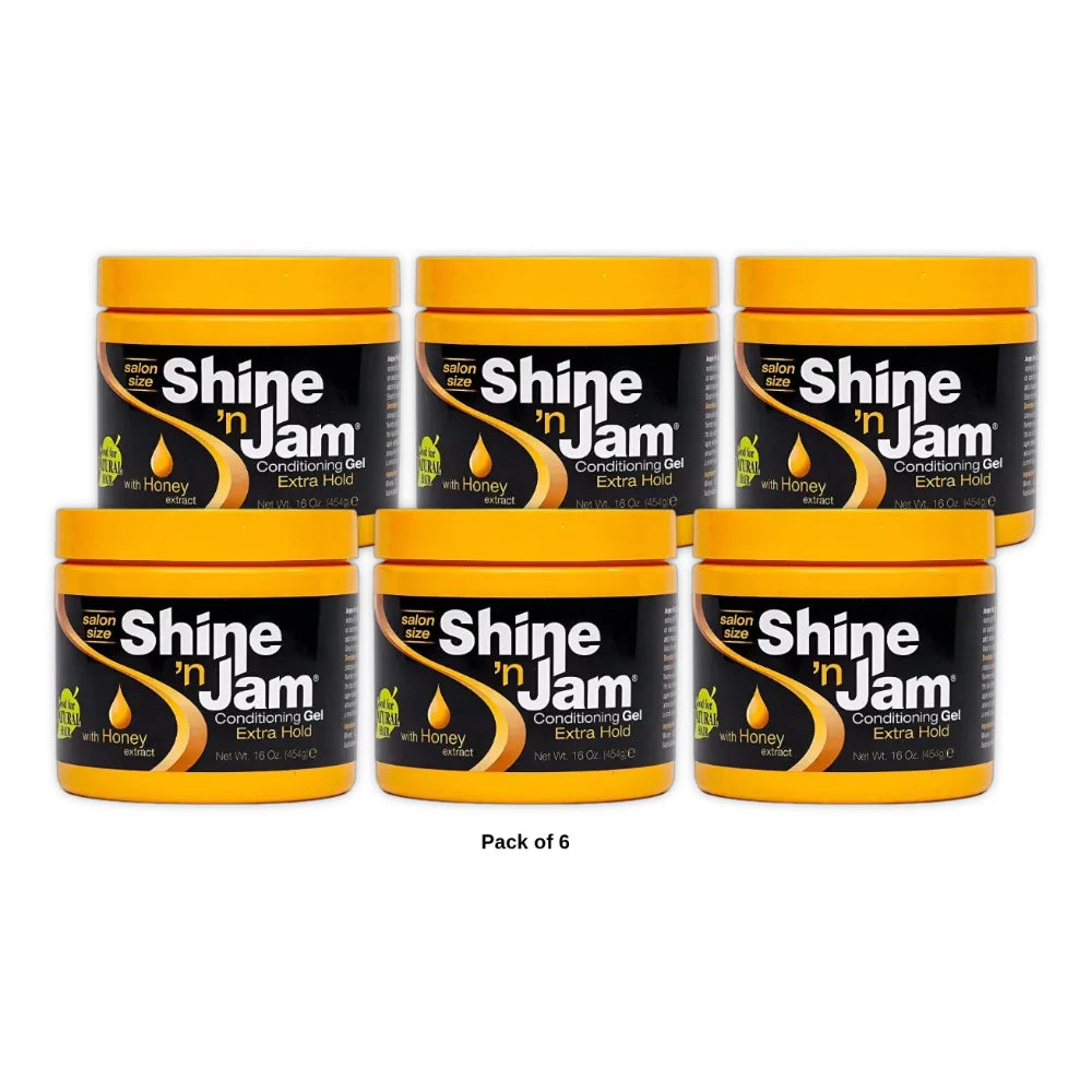 Shine 'n Jam Conditioning Gel 16oz (Pack of 6)